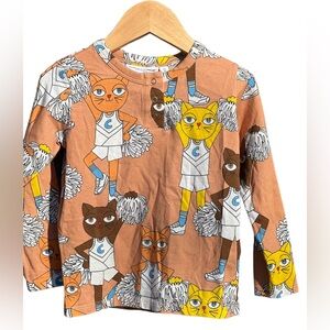 Mini Rodini Cheer Cats Long Sleeves T-shirt